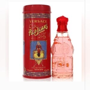 Versace Red Jeans Woman